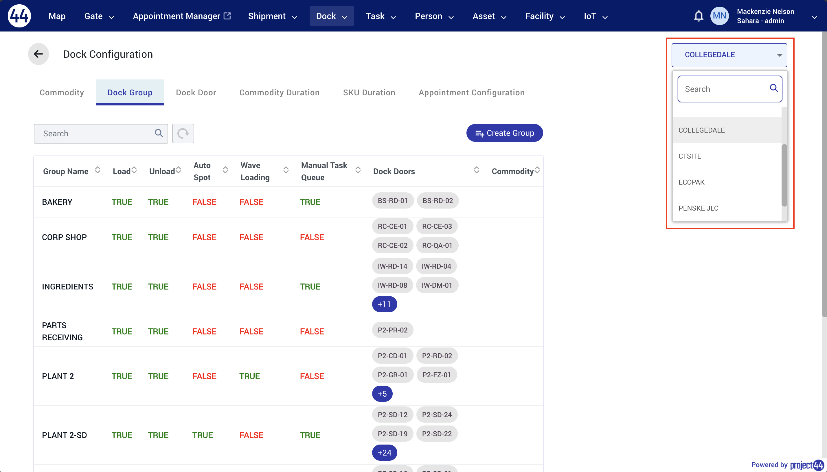 yms_dock_configuration_dock_group_site_selection.png